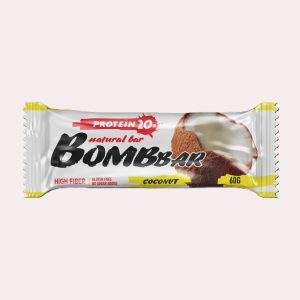 bombbar protein bar with sugar free chocolate