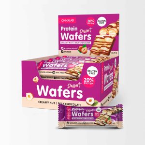 chikalab glazed wafer bar creamy nut dessert