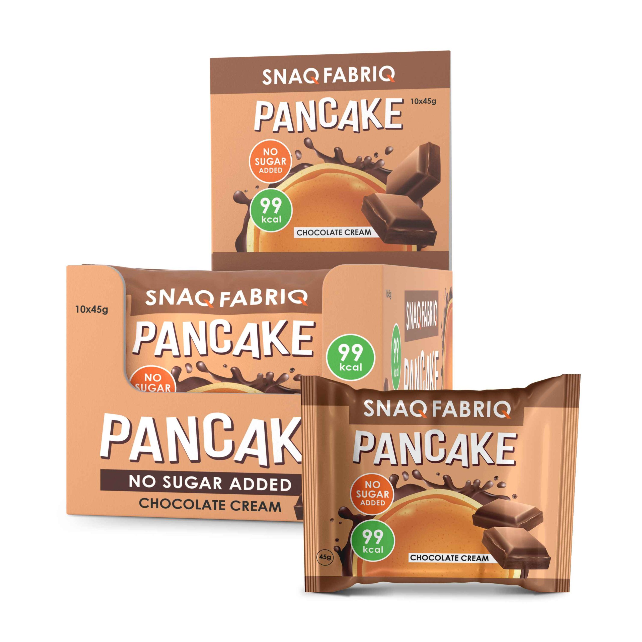 snaq fabriq pancake 45g delicate chocolate snaq fabriq pancake 45g delicate chocolate